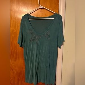 Calvin Klein Tee with beaded accent